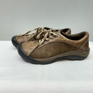 Keen Presidio brown leather shoes women's 9.